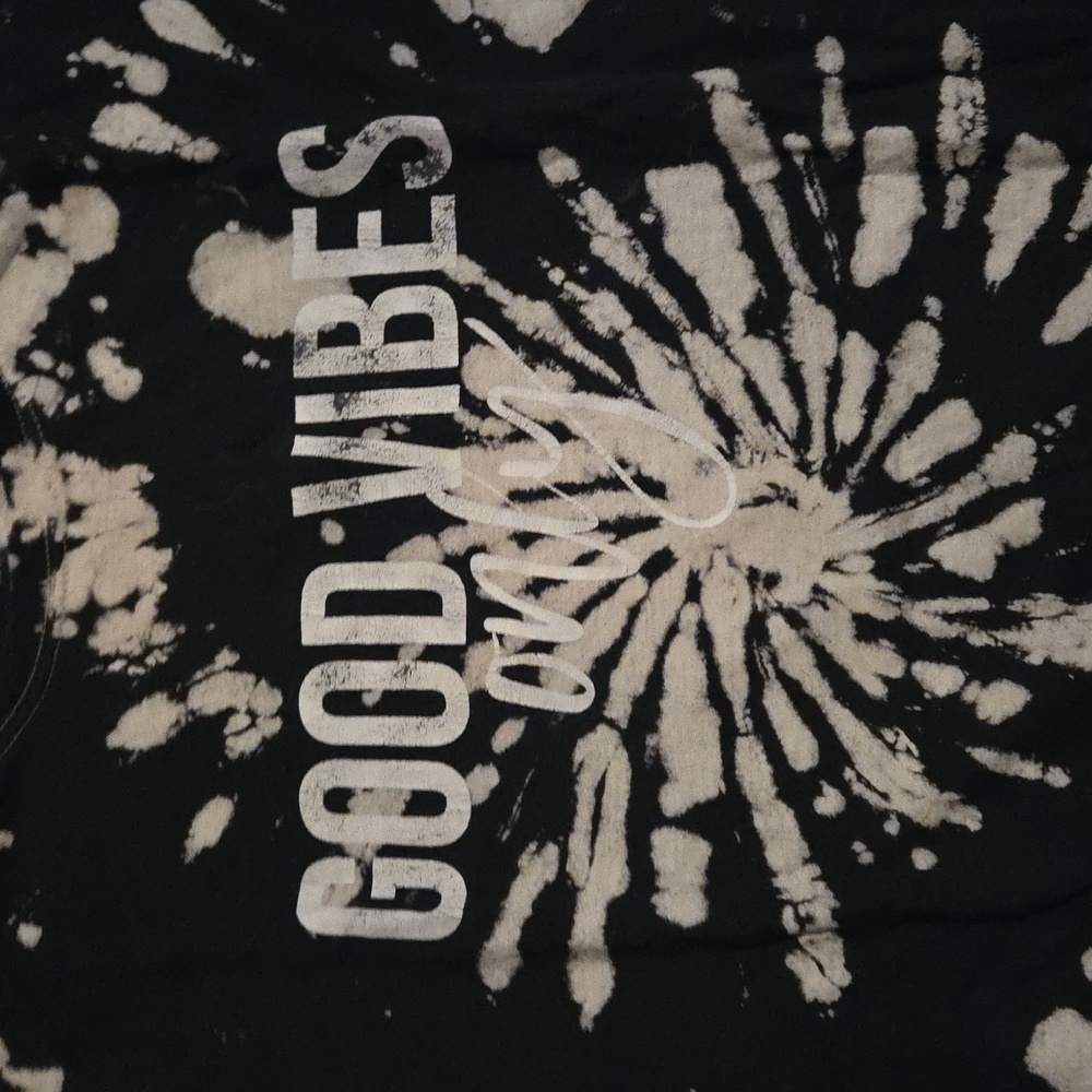Fashion Nova | Give Me The Good Vibes Tie Dye Top - Black/Grey - Picture 6 of 8